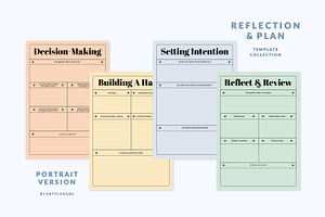 Reflection & Planner Template Set