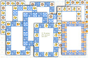 Mediterranean tiles Seamless Pattern, a Pattern Graphic by AnaGuziiArt (Thumbnail 8 of 8)
