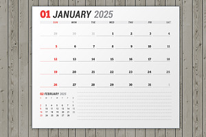 Wall Calendar 2025 WC037-25