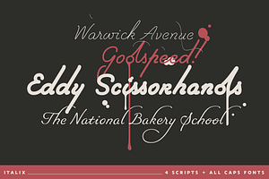 Italix - Script Font Family