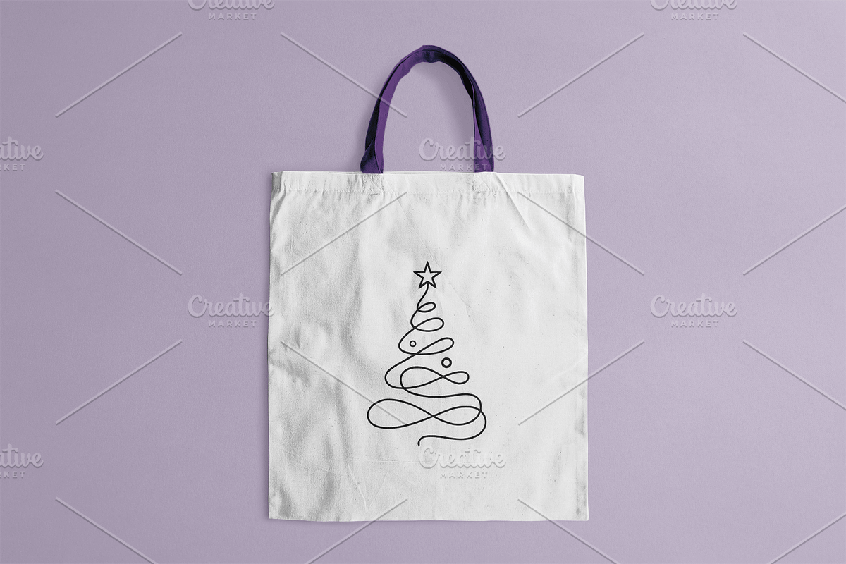Fluid Loop Line Christmas Tree, a Branding & Logo Template by Vectorium Studio (Photo 2 of 2)