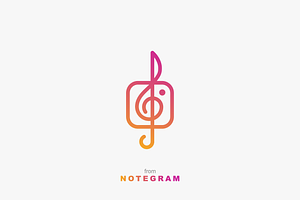 Instagram Music Logo / Icon