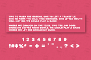 Cookies - A wiggly display font, a Font by Beshr Abdulhadi (Thumbnail 8 of 8)