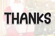 Simple Santa | Script Font, a Script Font by Scratchones (Thumbnail 9 of 9)
