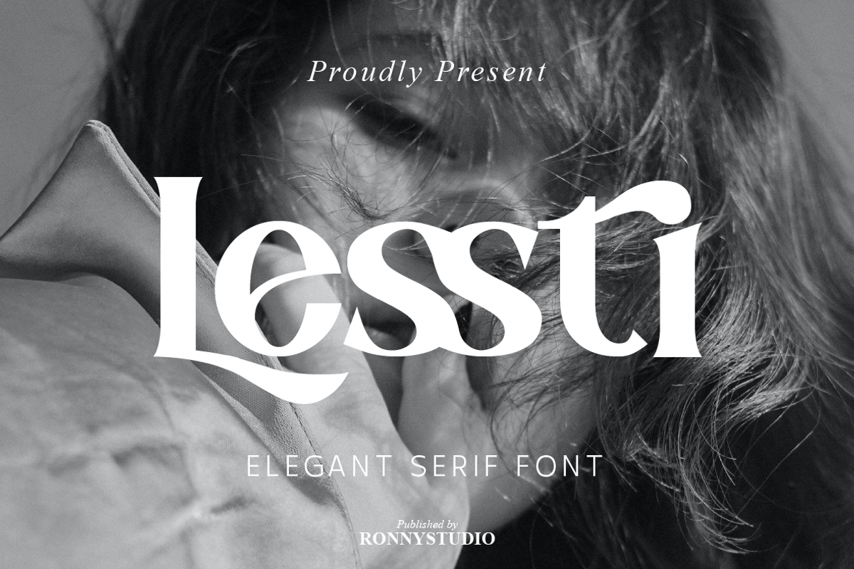 Lessti Elegant Beauty Serif Font, a Sans Serif Font by Ronny Studio (Photo 1 of 14)