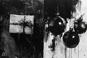 Dark Christmas - 141 images, a Seasonal Illustration by Handmadefont (Thumbnail 6 of 19)