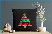 Librarian Christmas Elf Cheer SVG, a Graphic by Creativeusart (Thumbnail 4 of 4)