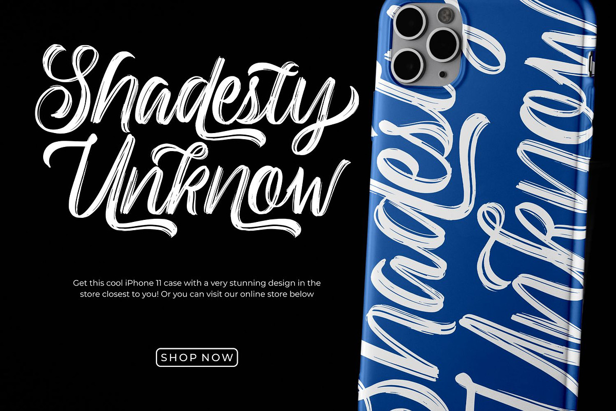 Backrush - Handbrush Script Font preview 3