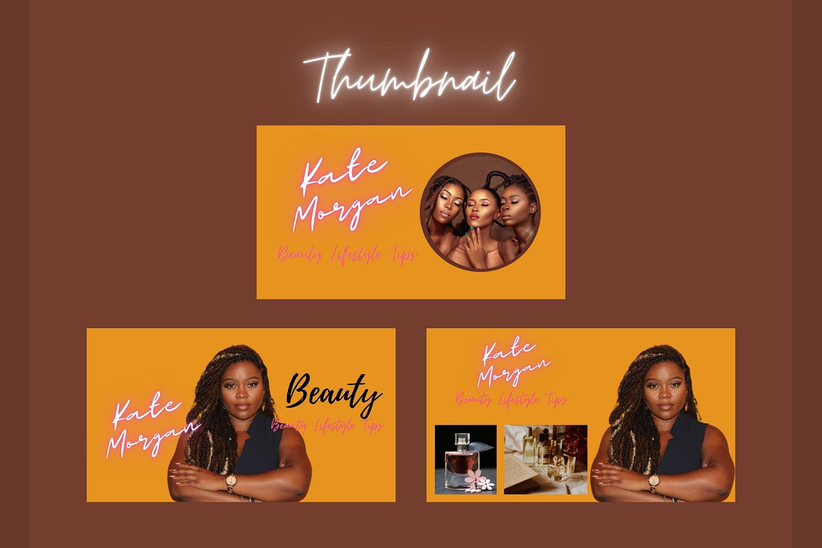Editable YouTube Branding Kit, a Social Media Template by Jaboor Magics (Photo 4 of 8)