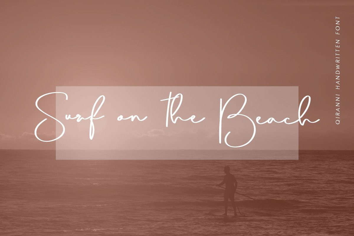 Qiranni, a Script Font by Typegoals Studio (Photo 3 of 9)
