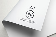Hexagon Artificial Intelligence Logo, a Branding & Logo Template by Design_Planet (Thumbnail 2 of 3)