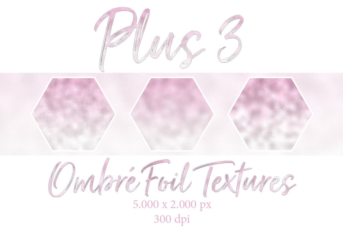 Pink/White Pearl Ombré Foil Textures, a Texture Graphic by U + Me Studio (Photo 3 of 5)