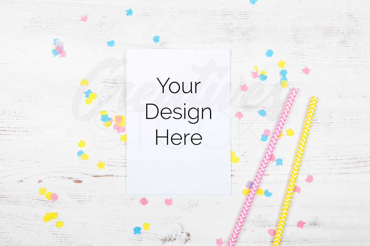 Birthday Brights A6 Card Bundle, a Print Template by Creatives STOCK (Photo 2 of 7)