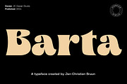 Barta, a Serif Font by Jan-Christian Bruun (Thumbnail 1 of 12)