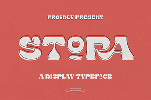 Stora - Display Typeface