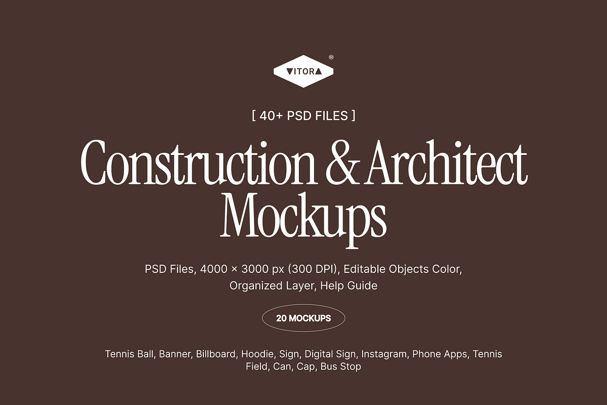 Construction & Architect Mockups, a Household Mockup by Vitora Mockup (Photo 2 of 13)