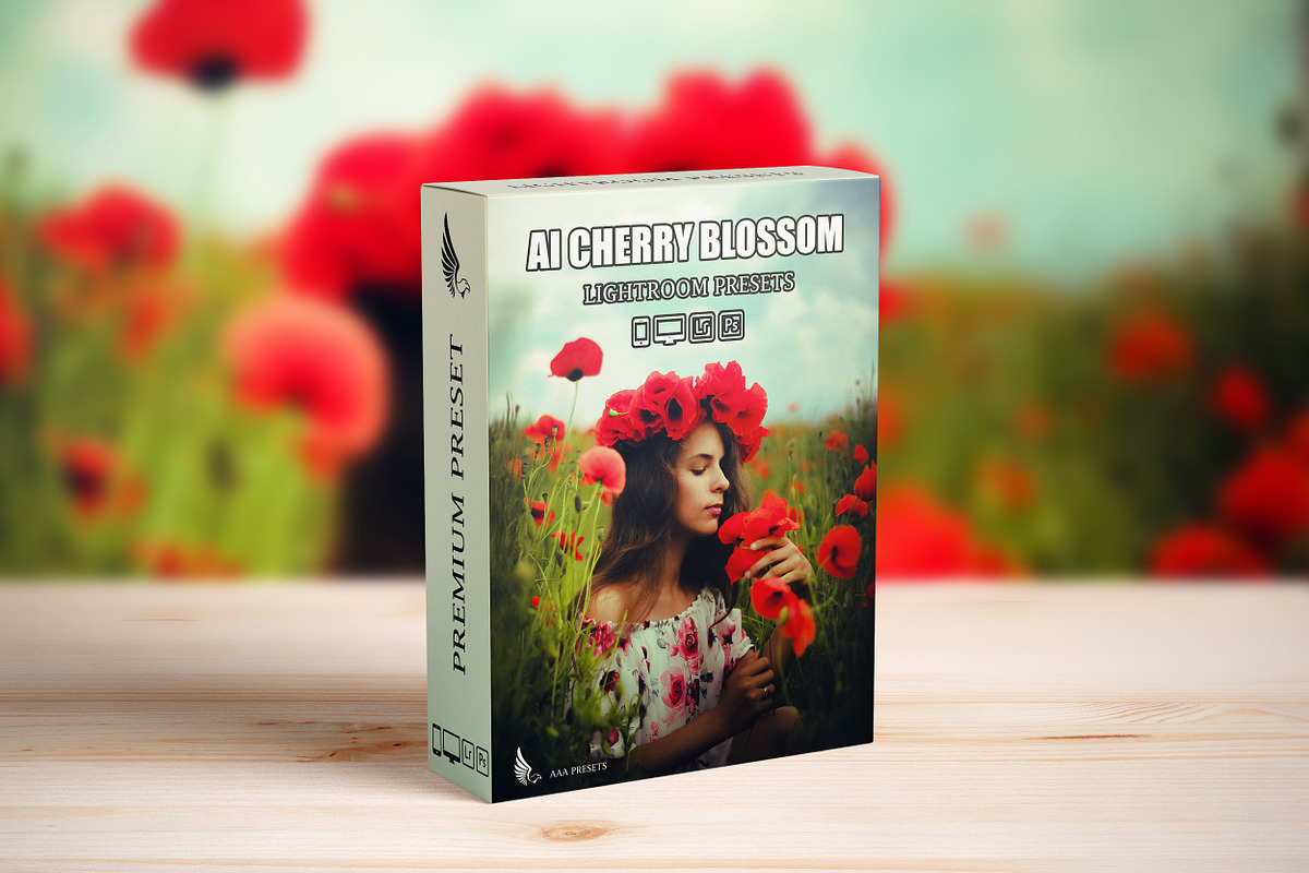 Ai Cherry Blossom Lightroom Presets, a Brushes & More by AAA Presets (Photo 1 of 13)