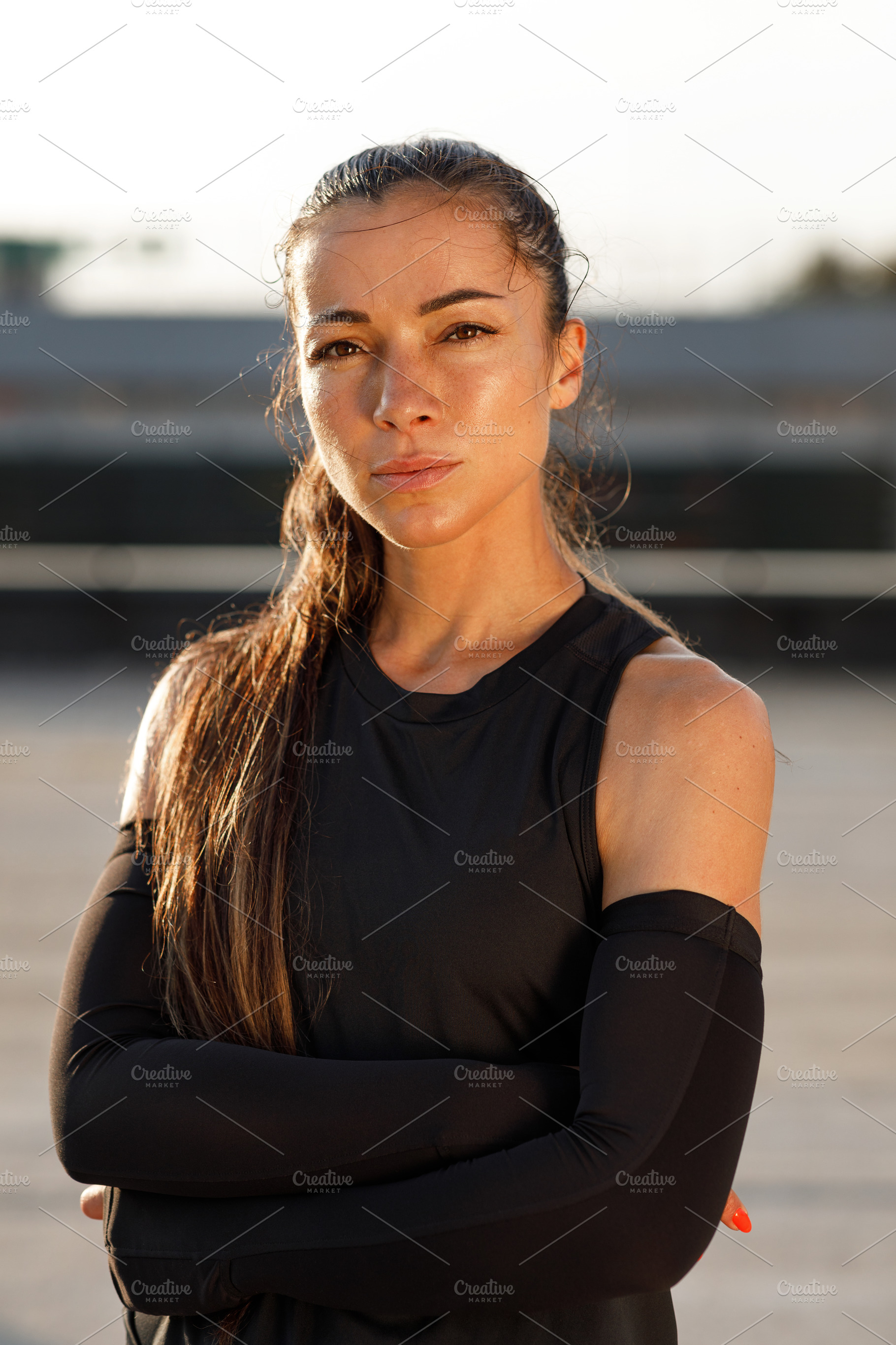 Portrait of a young sportswoman, a Sports & Recreation Photo by Artem Varnitsin