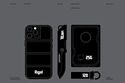 Gaiax - Futuristic Font, a Sans Serif Font by Enxyclo Studio (Thumbnail 9 of 11)
