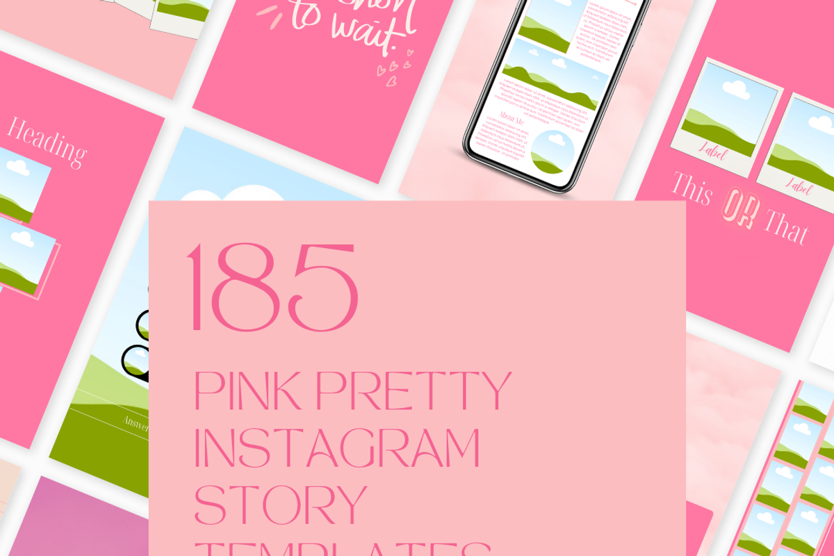 455 Canva Pink Instagram Template, a Social Media Template by Emerald Eyes Design (Photo 12 of 12)