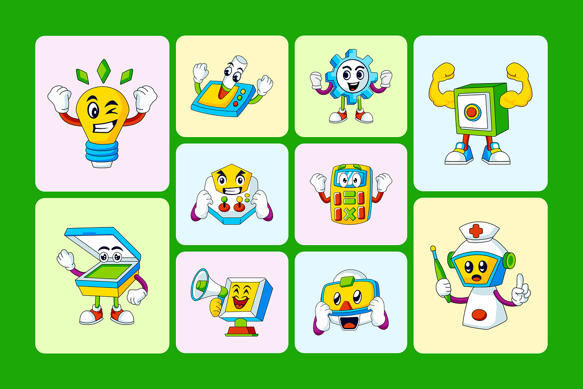 Work Illustrations Bundle, a Work Illustration by Vectors Market (Photo 8 of 16)
