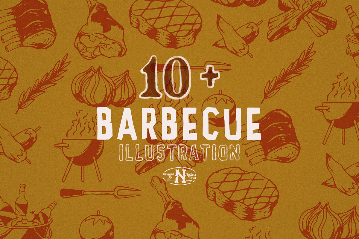 Barbecue Illustrations, a Graphic by Naturaworks Creative (Photo 1 of 5)