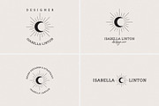 24 Celestial Logo Templates Pack, a Branding & Logo Template by amber&ink (Thumbnail 8 of 14)