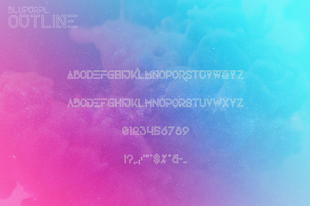 BluPurpl font family + Extra 70% OFF, a Sans Serif Font by VP Fonts (Photo 10 of 12)