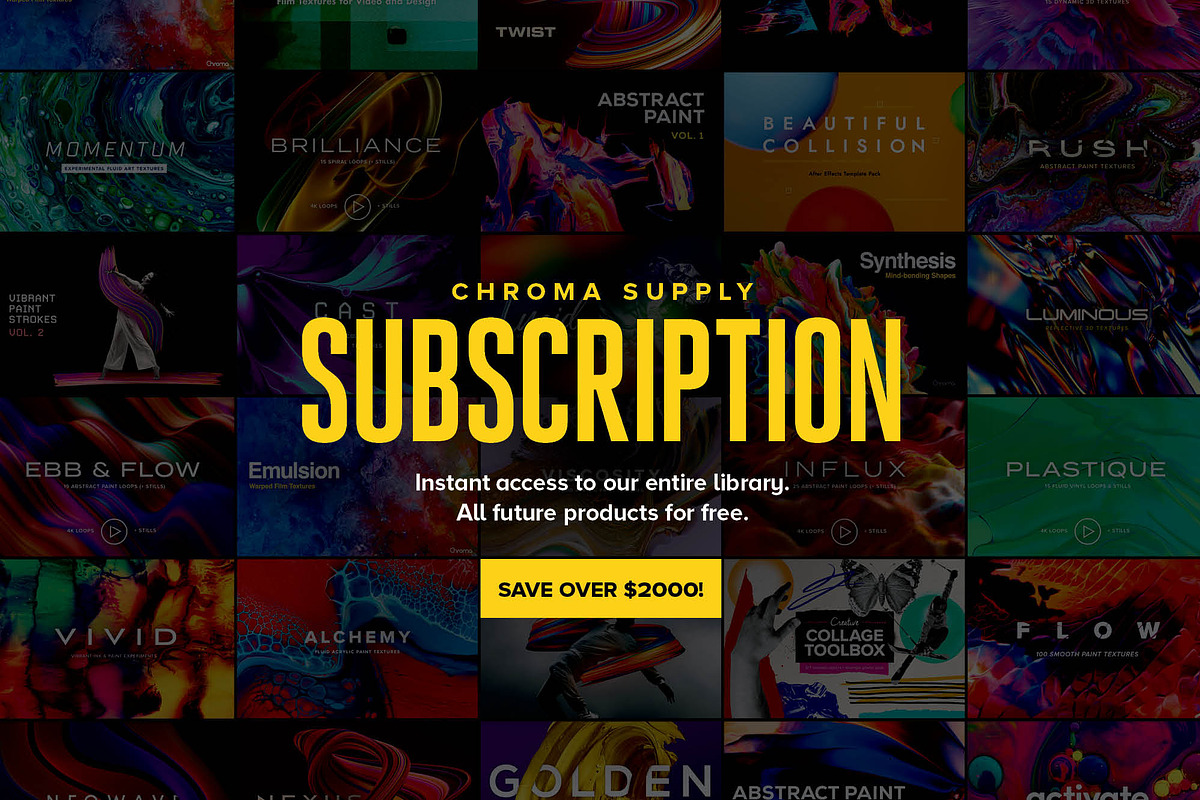 Chroma Supply Subscription, a Texture Graphic by Chroma Supply