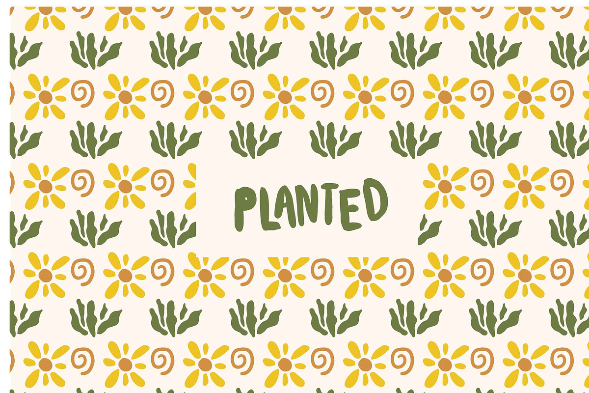 Planted Flower Sun Illustrations, a Solid Icon by CreativeWilderness (Photo 12 of 13)
