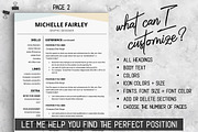 Professional RESUME Template #MF, a Resume Template by LevelUpResume (Thumbnail 4 of 5)