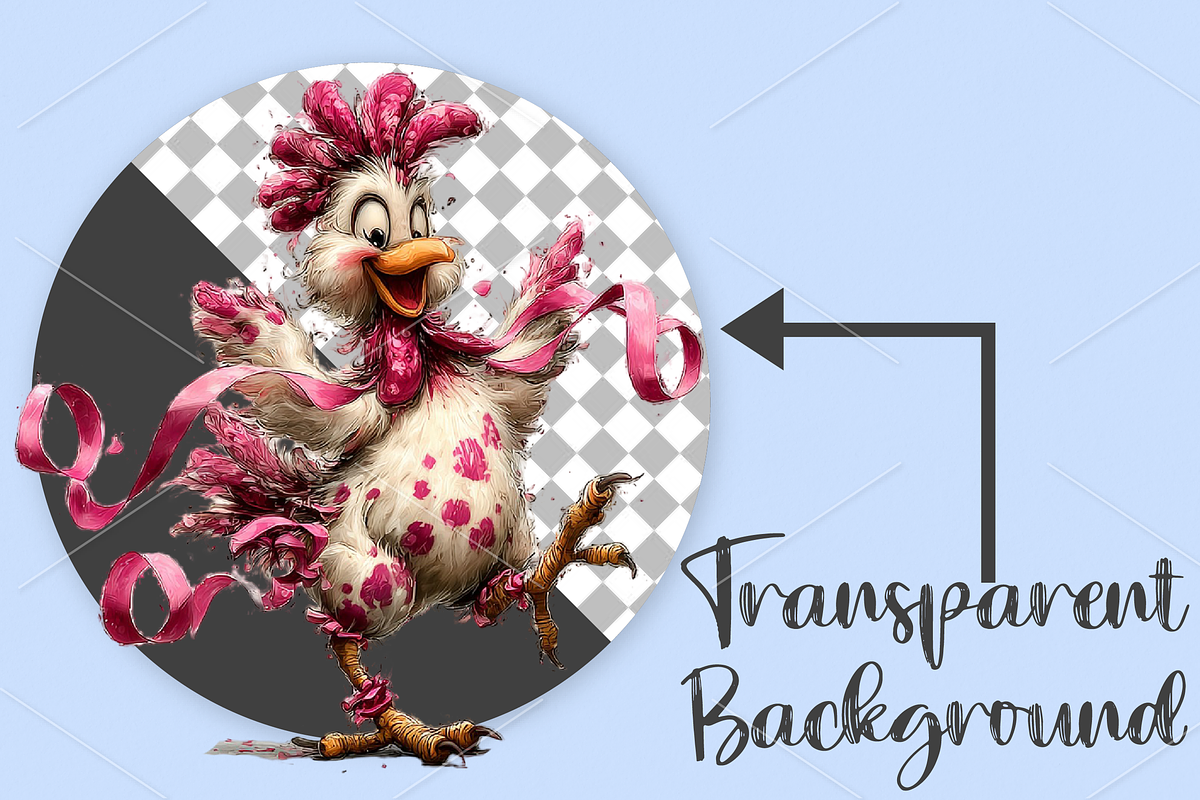 Whimsical Chicken Clipart Bundle, a Seasonal Illustration by Canvas Craft (Photo 2 of 7)