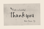 Feels So Lovely Playful Quirky Font, a Handwritten Font by Haps Space (Thumbnail 11 of 11)