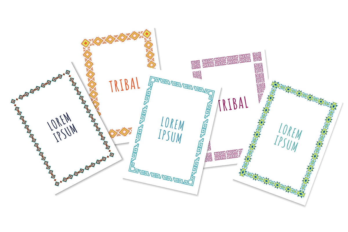 Tribal Illustrator Pattern Brushes, a Brush Add-On by ComelyPics Shop (Photo 5 of 7)
