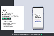Animated Galaxy Note 9 Mock-Ups, an iPad Mockup by Modern Studio (Thumbnail 1 of 3)