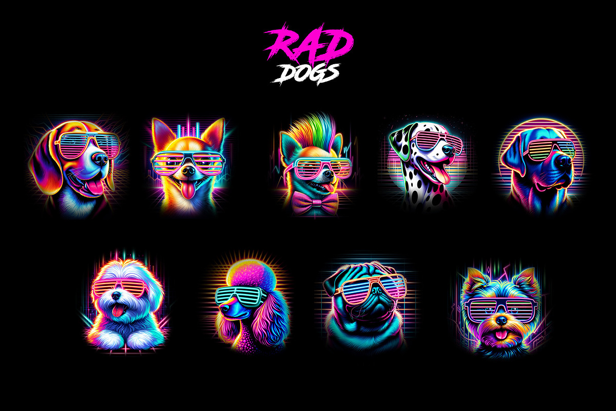Rad Dogs!, an Illustration by Super Hello (Photo 2 of 5)