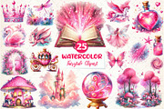 Fairytale Sublimation Clipart, an Illustration by CreationArt (Thumbnail 1 of 4)