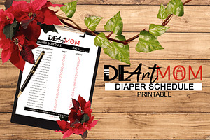 Diaper Schedule Printable