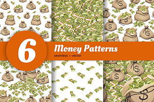 Money. Dollars. Seamless Patterns, a Pattern Graphic by Yulia Ogneva