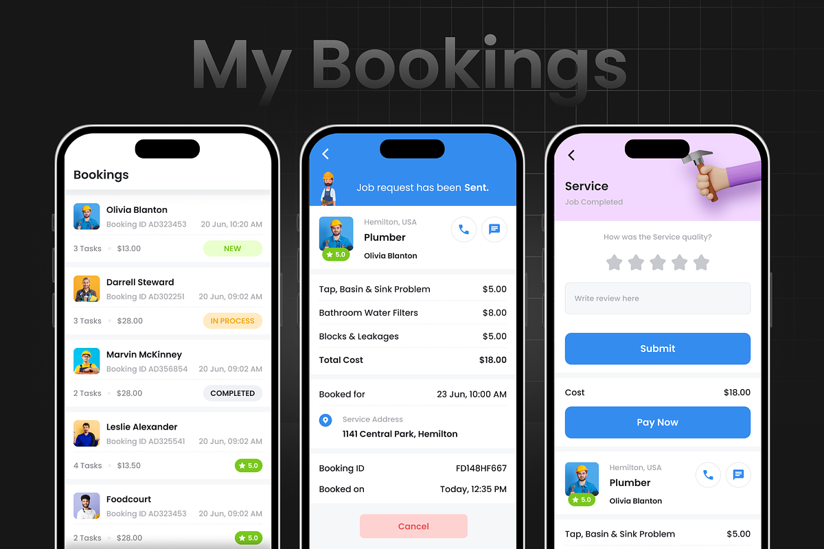 Service Booking App | ServeBook preview 3