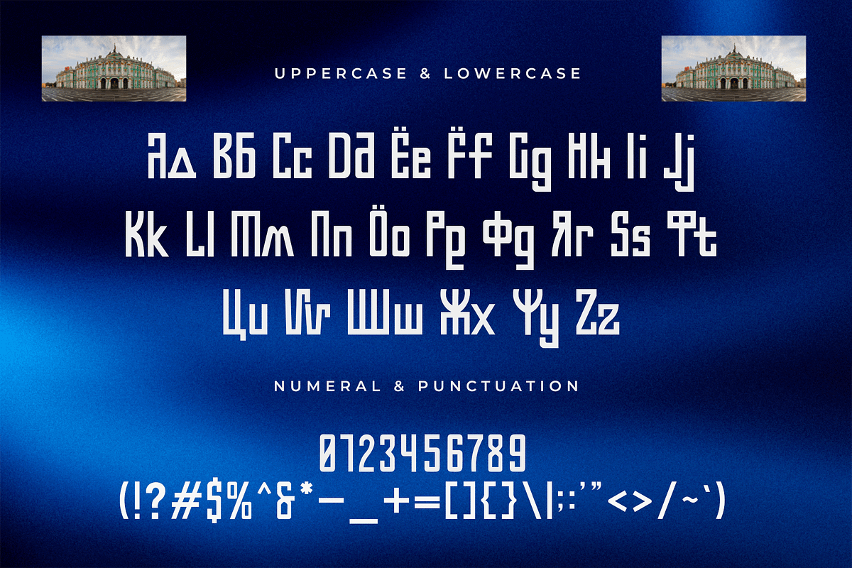 Rexokha – Modern Russian Font, a Serif Font by overlaytemplates (Photo 4 of 5)