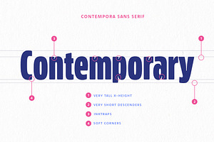 Contempora Font Family