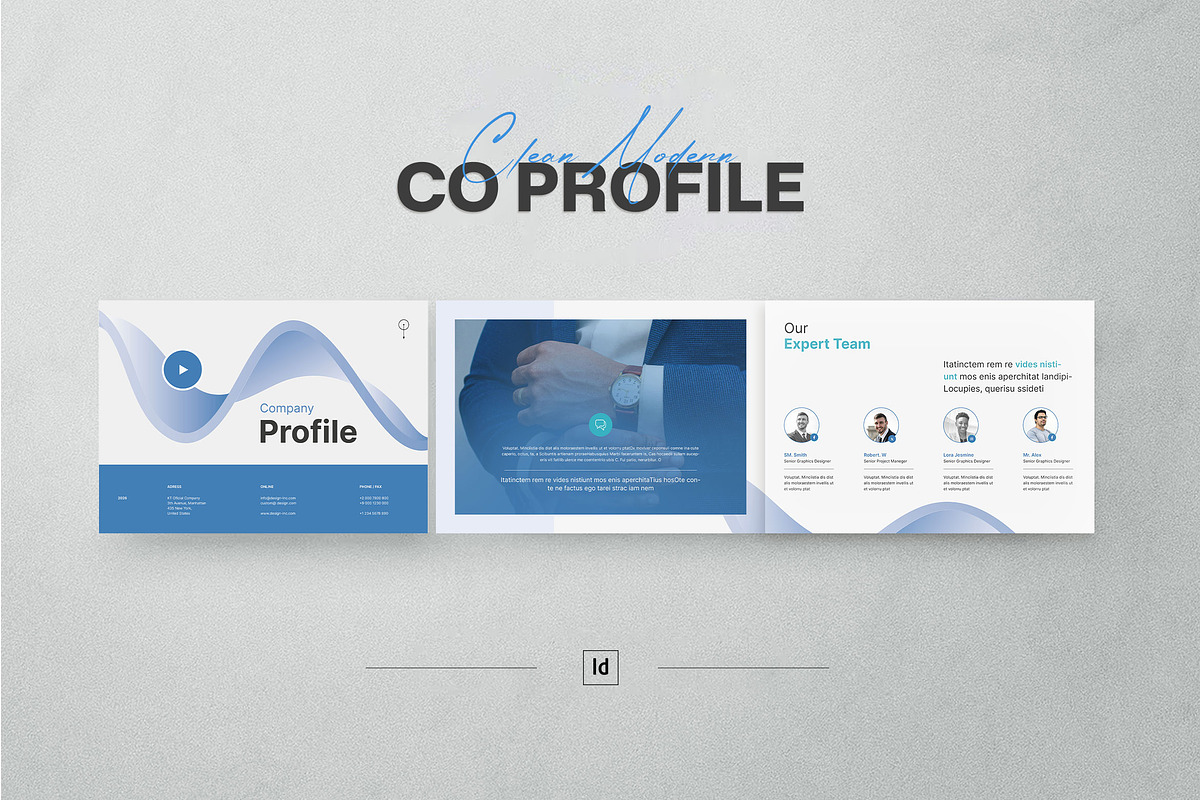 Corporate Company Profile, a Brochure Template by KreateTribe (Photo 1 of 10)