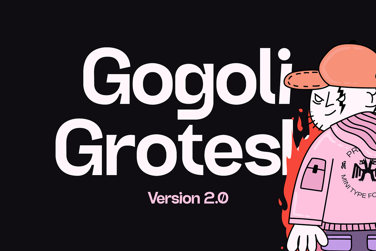 Gogoli 2.0 - Grotesk Type, a Sans Serif Font by Kulturë Type (Photo 9 of 9)