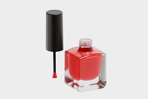 Nail Polish Bottle, an Object 3D Model by fahad121