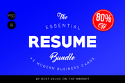 Essential Resume Bundle, a Resume Template by Mayde (Thumbnail 1 of 7)