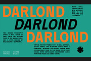 Darlond – Bold Sans Serif, a Sans Serif Font by Craft Supply Co. (Thumbnail 3 of 8)