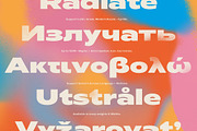 Radiate-Sans Font Family, a Sans Serif Font by Sundance Tipografia (Thumbnail 12 of 16)