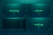 Emerald Stream Overlay, a Templates & Theme by StreamSkins (Thumbnail 2 of 4)