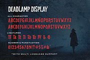 Deadlamp - Horror Display Font, a Handwritten Font by Letterhend Studio (Thumbnail 5 of 9)